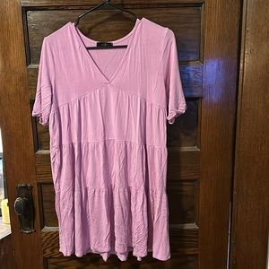 Saints 21 pink dress